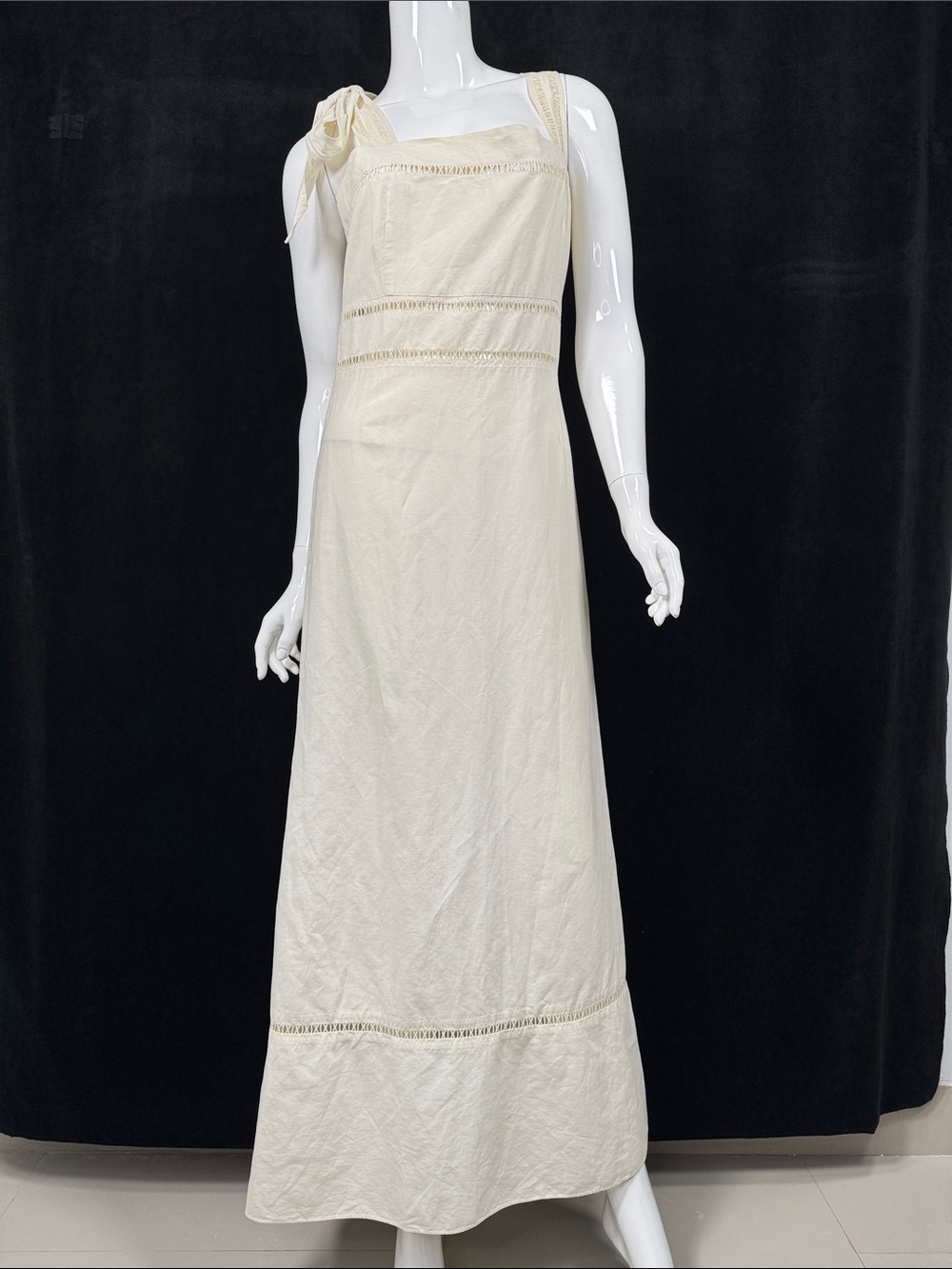ISABEL MARANT Women's Ivory Long Dress Made In India
